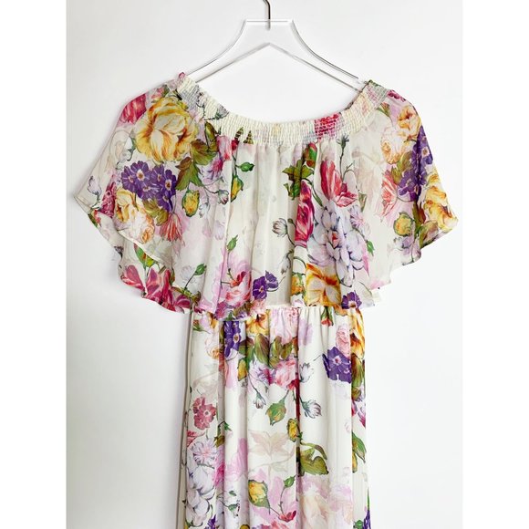 Show Me Your Mumu Hacienda Floral Maxi Dress Sz M - Picture 4 of 9